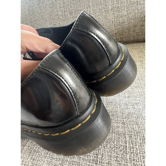 Dr Doc Martens Dupree 3 Eye Silver Arcadia Rub Off Sz 7 US Rockabilly Punk - Picture 7 of 13